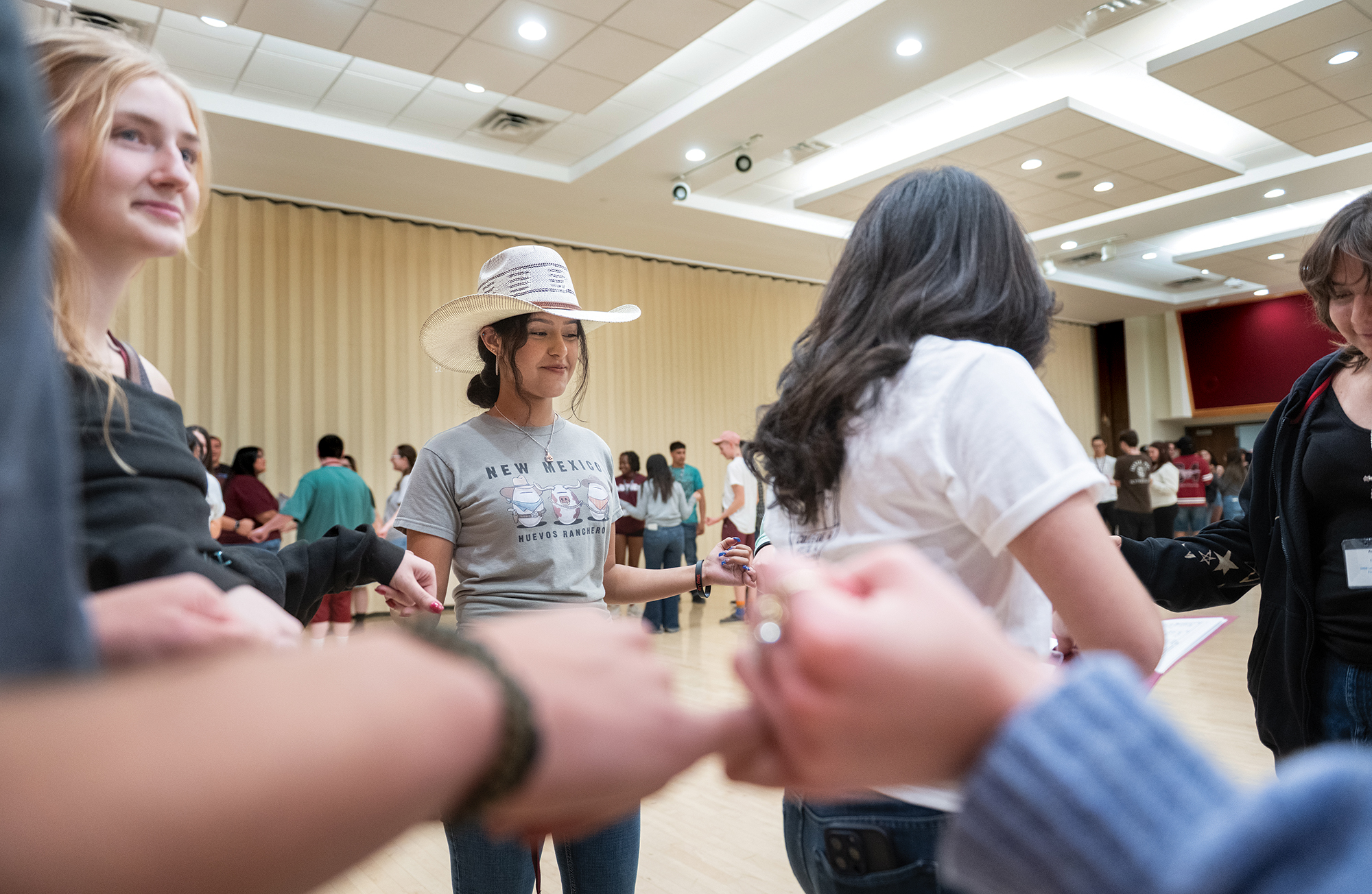 NMSU debuted a new leadership program, the 1888 Leadership Initiative, for first-time freshmen in August 2025. The event included activities such as team-building exercises, community and social events, leadership initiative meetings, and concluded with freshmen convocation. The program’s goal is to build leadership skills that are essential to being a successful Aggie: advocate, grit, gratitude, integrity, execute and service.
