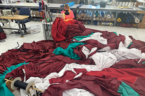 Lindstrand Balloons USA took three months to bring the Aggie Up hot-air balloon to life