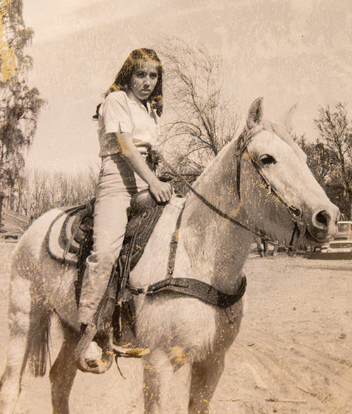 As a teenager riding horses such as Whitey helped Ida A. Lopez find solace and grieve.