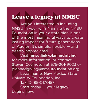 Leave a legacy at NMSU