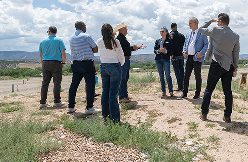 Rio Arriba County Extension Program Director Donald Martinez...