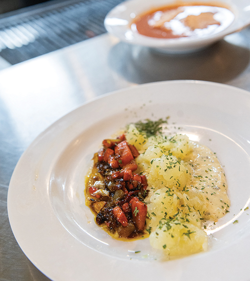 Plate of food
