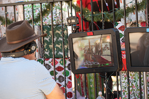 Members of the crew included NMSU Creative Media Institute students and alumni. 