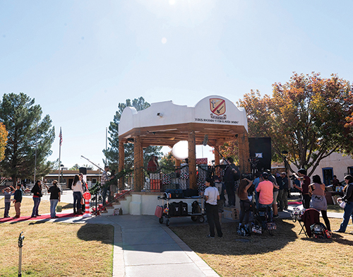 Members of the crew included NMSU Creative Media Institute students and alumni.