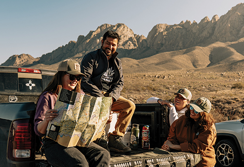 Àngel Peña, center, is the executive director of the Nuestra Tierra Conservation Project, which is based in Las Cruces.