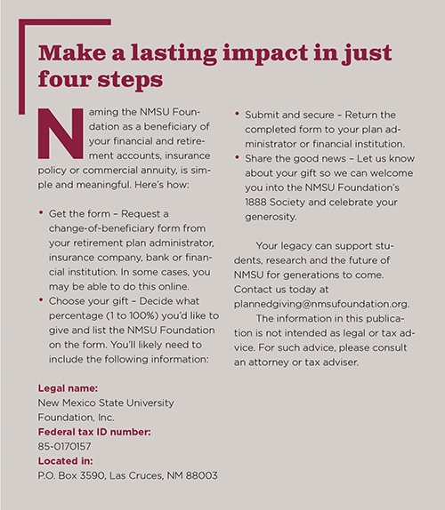 Make a lasting impact in just four steps