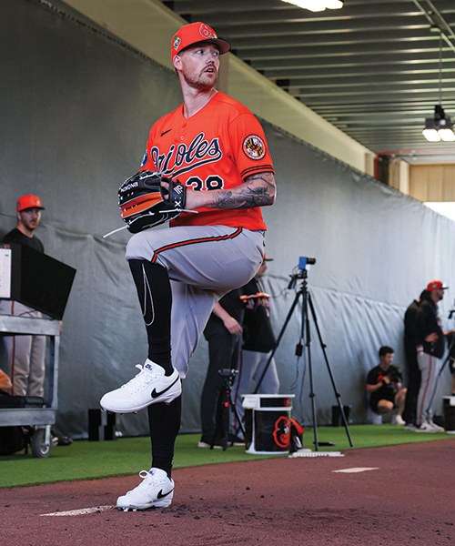 Kyle Bradish became the first Aggie to appear in the MLB postseason when he started Game 1 of the American League Division Series against the Texas Rangers in October 2023