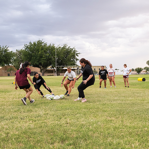 About 35 players are expected to make up the NMSU women’s rugby team’s roster in fall 2025. Players come from all backgrounds, and some never played sports before joining the team.