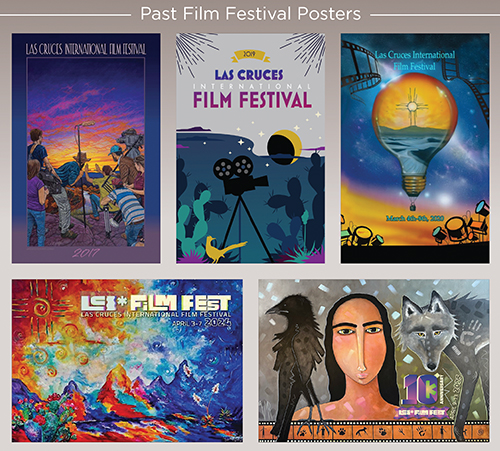 Past film festival posters.