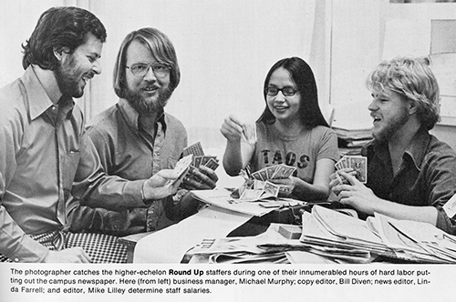 Yearbook staff 1975