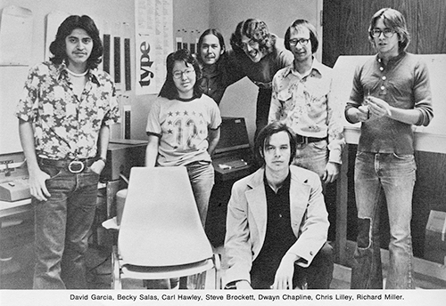 Yearbook staff 1975