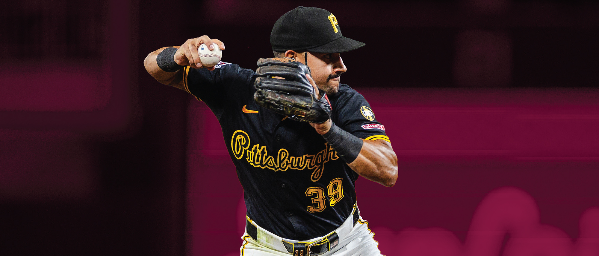 Nick Gonzales became the highest MLB draft pick in Aggie histo­ry when the Pittsburgh Pirates selected him seventh overall in 2020. 