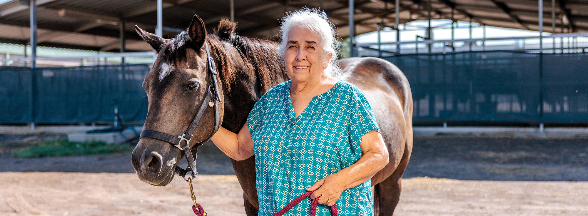 Ida A. Lopez’s love of horses led her to study animal husbandry at NMSU. In 2016, she established an endowed scholarship in animal and range science to support students.