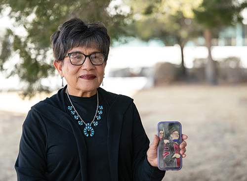 Elizabeth Marrufo was the first of eight members of the Marrufo family to graduate from NMSU.