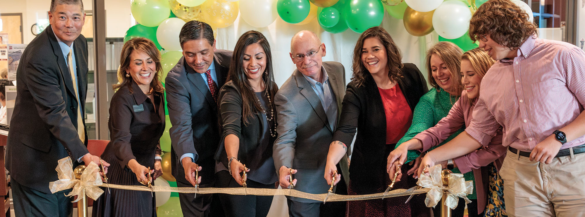 In fall 2023, NMSU hosted a ribbon-cutting ceremony for the Nusenda Center for Financial Responsibility, which provides students with resources on becoming financially secure.